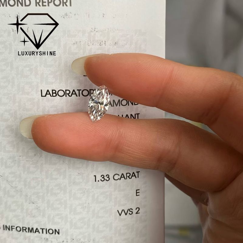 Kualitas Diproduksi di laboratorium Marquise Diamond VVS-VS D-F Warna Sertifikasi IGI pabrik