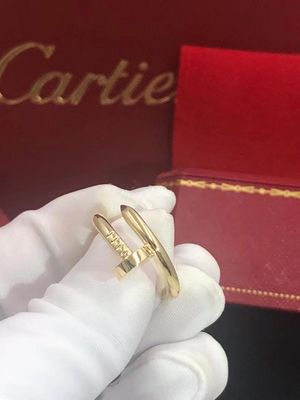 Kualitas 18K Emas Juste Un Clou Cincin Kuning Putih Mawar Emas Merah Muda pabrik