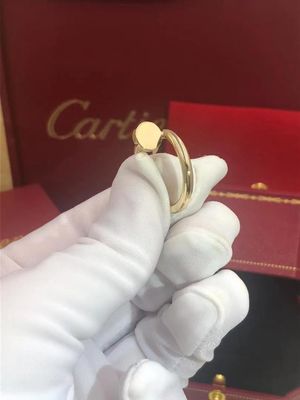 Kualitas 18K Emas Juste Un Clou Cincin Kuning Putih Mawar Emas Merah Muda pabrik