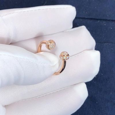 Kualitas Wanita Piaget Kepemilikan Lingkaran Terbuka Cincin Berlian Kira-kira. 0,34 Ct pabrik