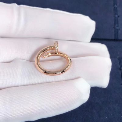 Kualitas Cartier Juste un Clou Cincin Emas Kuning Emas Putih Mawar Emas Dan Berlian Asli pabrik