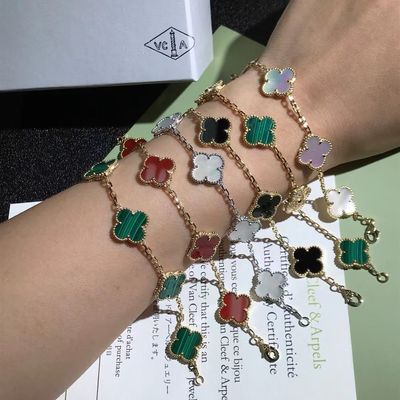Kualitas Gelang Emas Pribadi 18K Emas Vintage Van Cleef & Arpels pabrik