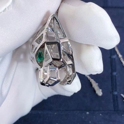 Kualitas OEM Cartier Panther Kalung Paket Asli 18k Emas Dan VS Berlian Asli pabrik