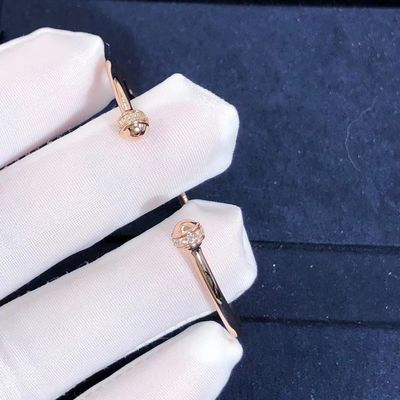 Kualitas 18K Gold Piaget Possession Open Bangle Bracelet Mendukung Pesanan Sampel OEM pabrik