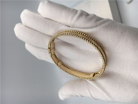 Kualitas Model Sedang Van Cleef Dan Arpels Signature Bracelet Gelang VCA Emas Kuning pabrik