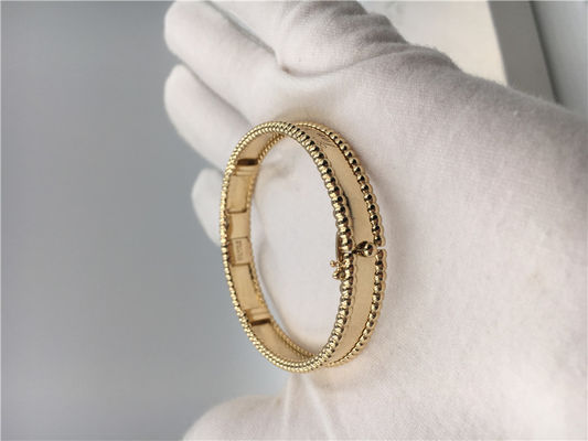 Kualitas Model Sedang Van Cleef Dan Arpels Signature Bracelet Gelang VCA Emas Kuning pabrik