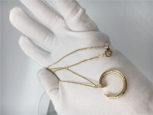 Kualitas Kalung Juste Un Clou B7224512, Kalung Berlian Emas Kuning 18K pabrik