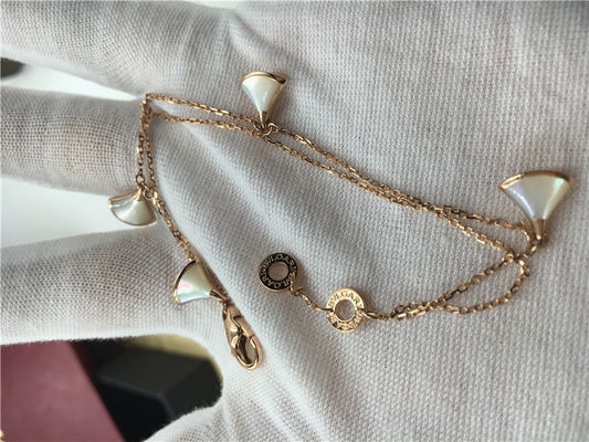 Kualitas No Diamond Luxury Jewelry Jewelry Divas Dream Bracelet 18K Rose Gold Dengan Morher Of Pearl pabrik