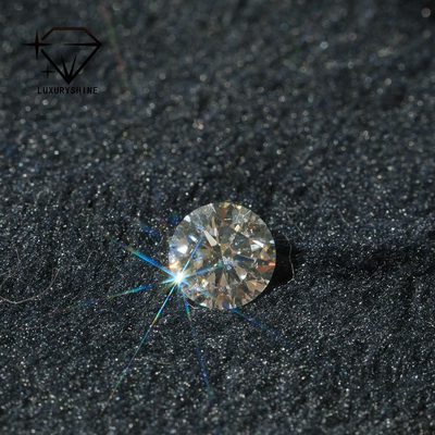 LuxuryShine VS1 Laboratorium Berlian 1ct 2ct 3ct 4ct 5ct Potongan Bulat Putih Excellent Cut IGI Sertifikat
