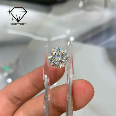 Kualitas LuxuryShine VS1 Laboratorium Berlian 1ct 2ct 3ct 4ct 5ct Potongan Bulat Putih Excellent Cut IGI Sertifikat pabrik