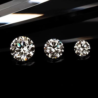 Kualitas LuxuryShine VS2 Bentuk Bulat Berlian Buatan Laboratorium 1CT 2CT 3CT 4CT 5CT Warna D-F berlian putih Dengan Sertifikat IGI pabrik
