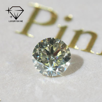 Kualitas LuxuryShine VS2 Bentuk Bulat Berlian Buatan Laboratorium 1CT 2CT 3CT 4CT 5CT Warna D-F berlian putih Dengan Sertifikat IGI pabrik
