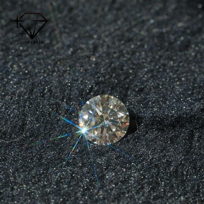 Kualitas LuxuryShine VS2 Bentuk Bulat Berlian Buatan Laboratorium 1CT 2CT 3CT 4CT 5CT Warna D-F berlian putih Dengan Sertifikat IGI pabrik