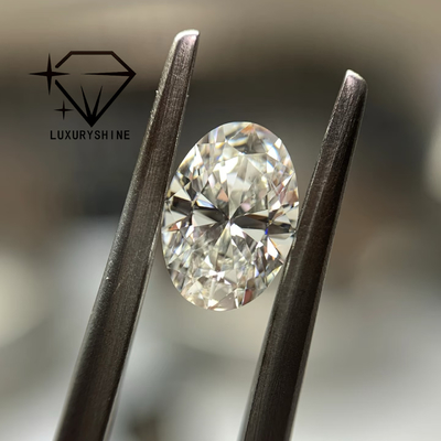 LuxuryShine 0.1-10CT VS2 Berlian Buatan Laboratorium D-F Warna Putih Oval Potongan Sangat Bagus Dengan Sertifikat IGI 3EX Potongan Batu Grosir