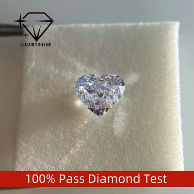 Kualitas LuxuryShine VVS2 Putih Hati Potongan Sangat Bagus Berlian Buatan Laboratorium 1CT 2CT 3CT 4CT 5CT Mendukung Kustomisasi Khusus pabrik
