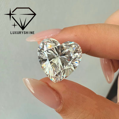 Kualitas LuxuryShine VVS2 Putih Hati Potongan Sangat Bagus Berlian Buatan Laboratorium 1CT 2CT 3CT 4CT 5CT Mendukung Kustomisasi Khusus pabrik