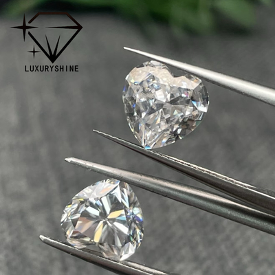 LuxuryShine VS2 Heart Excellent Cut Lab Diamond Tumbuh Berlian Asli & Perhiasan Pernikahan & Perhiasan Khusus Dukungan Khusus