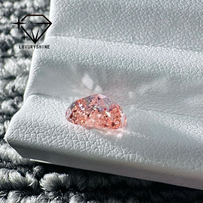 Kualitas LuxuryShine Fancy Pink / Fancy Intense Pink / Fancy Vivid Pink Heart Cut Laboratorium Berlian VVS-VS1 Berlian Asli & Perhiasan Pernikahan & Perhiasan Khusus pabrik