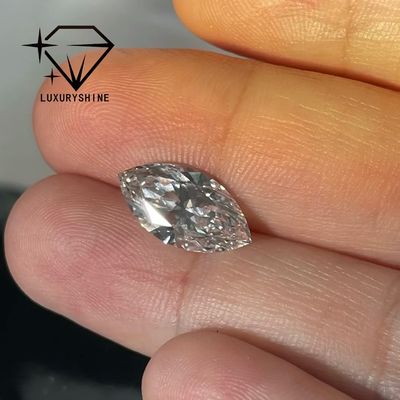 Kualitas LuxuryShine VVS2 Marquise Bentuk 0.3-15ct Lab Diamonds D-F Warna 3EX Cut Batu Dengan Sertifikat IGI Berlian Asli pabrik