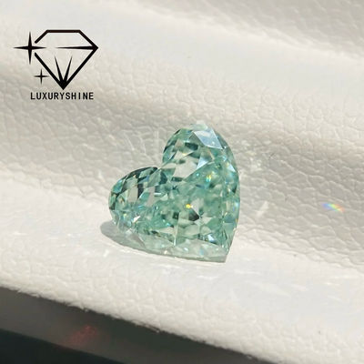 Kualitas LuxuryShine Pink / Yellow / Green Heart Cut Lab Diamond VVS-VS Berlian Asli & Perhiasan Pernikahan & Perhiasan Khusus pabrik