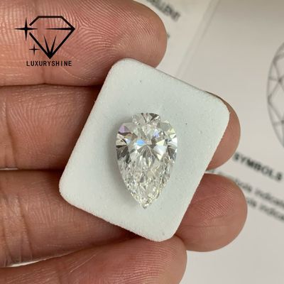 Kualitas Berlian Pir Tumbuh di Laboratorium Kejernihan VVS-VS Warna D-F Bersertifikat IGI pabrik