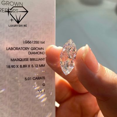 Kualitas Diproduksi di laboratorium Marquise Diamond VVS-VS D-F Warna Sertifikasi IGI pabrik