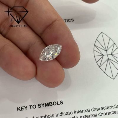 Kualitas Diproduksi di laboratorium Marquise Diamond VVS-VS D-F Warna Sertifikasi IGI pabrik