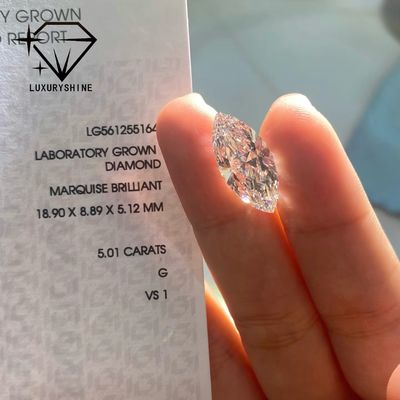 Kualitas Diproduksi di laboratorium Marquise Diamond VVS-VS D-F Warna Sertifikasi IGI pabrik