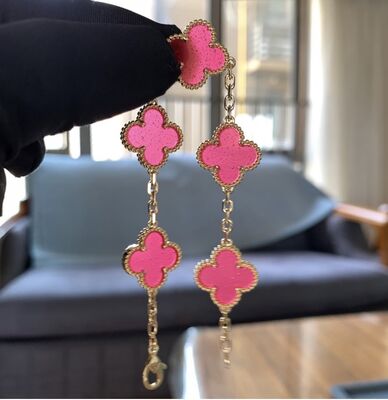 Gelang Alhambra Vintage dengan lima motif