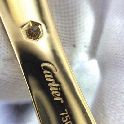 Kualitas Perhiasan Merek Gelang Cinta 4 Berlian Emas Kuning Berlian Emas 18k pabrik