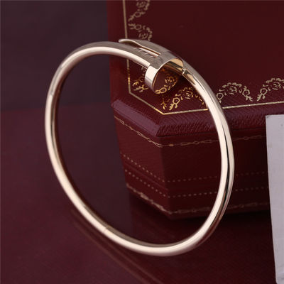 Kualitas Emas Asli JUSTE UN CLOU GELANG KUNING EMAS Tebal Model Kuku Bangle B6048217 pabrik
