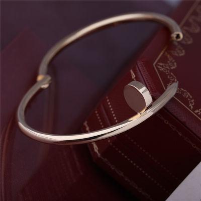 Kualitas Emas Asli JUSTE UN CLOU GELANG KUNING EMAS Tebal Model Kuku Bangle B6048217 pabrik