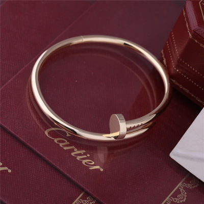 Kualitas Emas Asli JUSTE UN CLOU GELANG KUNING EMAS Tebal Model Kuku Bangle B6048217 pabrik