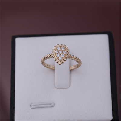 Kualitas Cincin Serpent Boheme XS Motif Ref JRG02674 Cincin Berlian Emas Merah Muda 18K pabrik